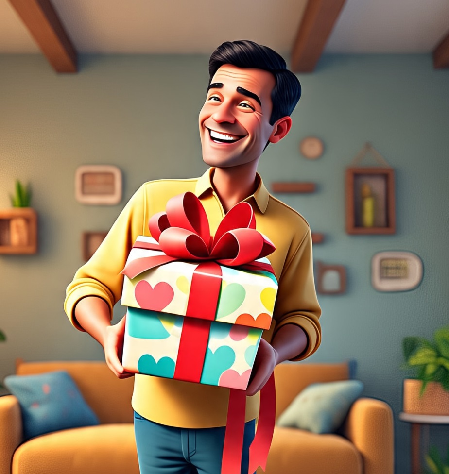 man with a gift