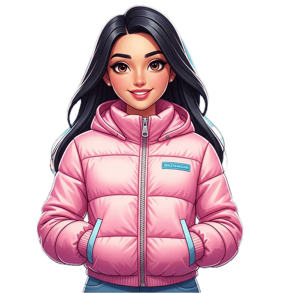 young woman wearing a jacket